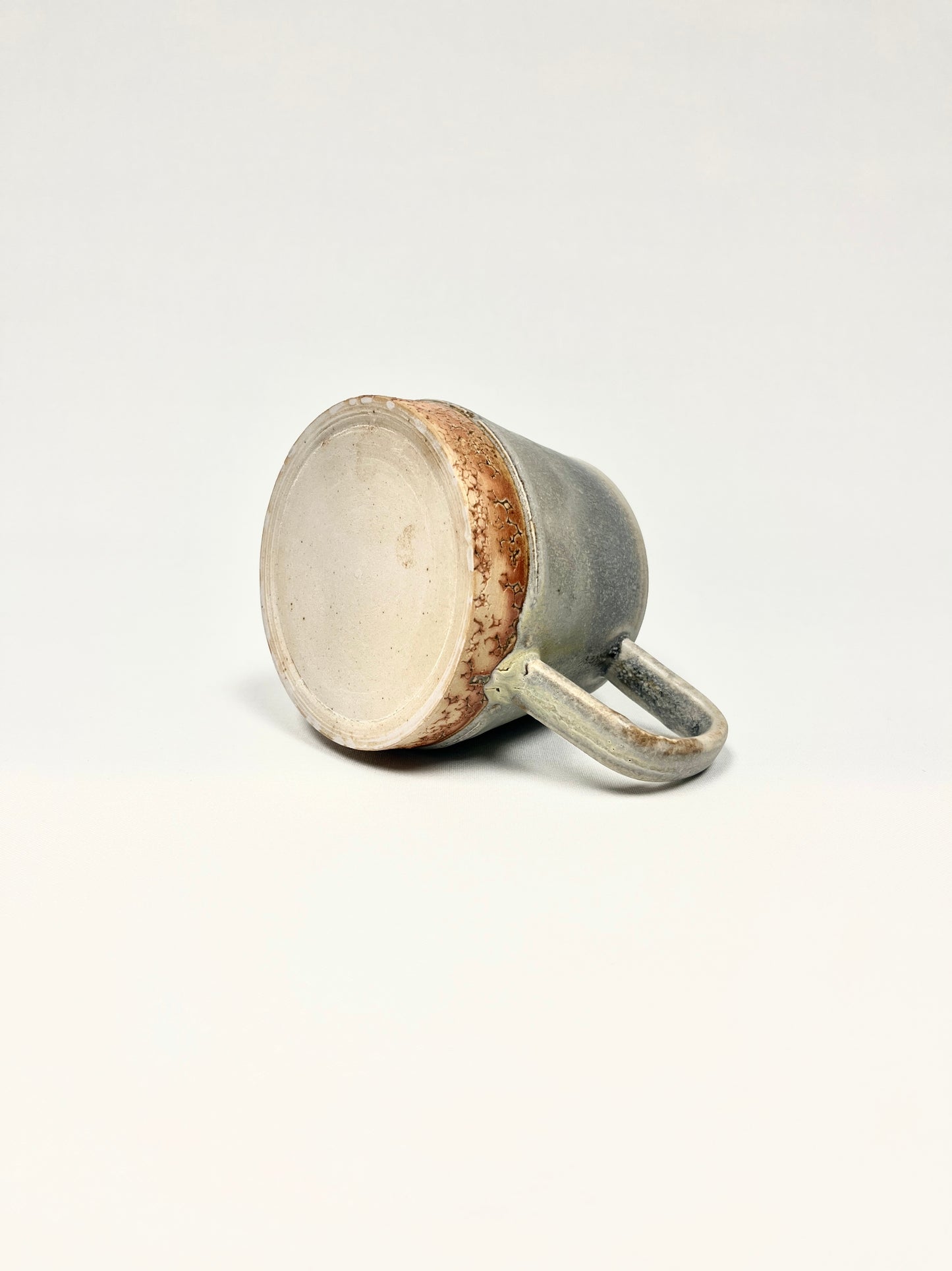 Blue/Grey Raw series Mug by Lynne Mulvihill