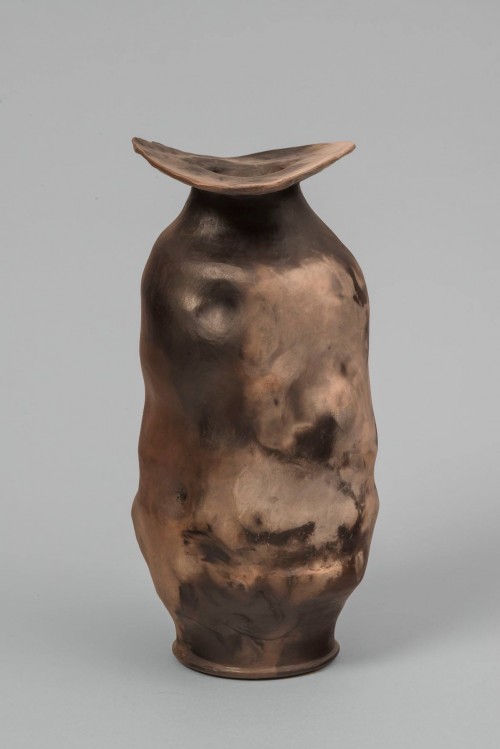 Marim Zipursky smoke fired vase