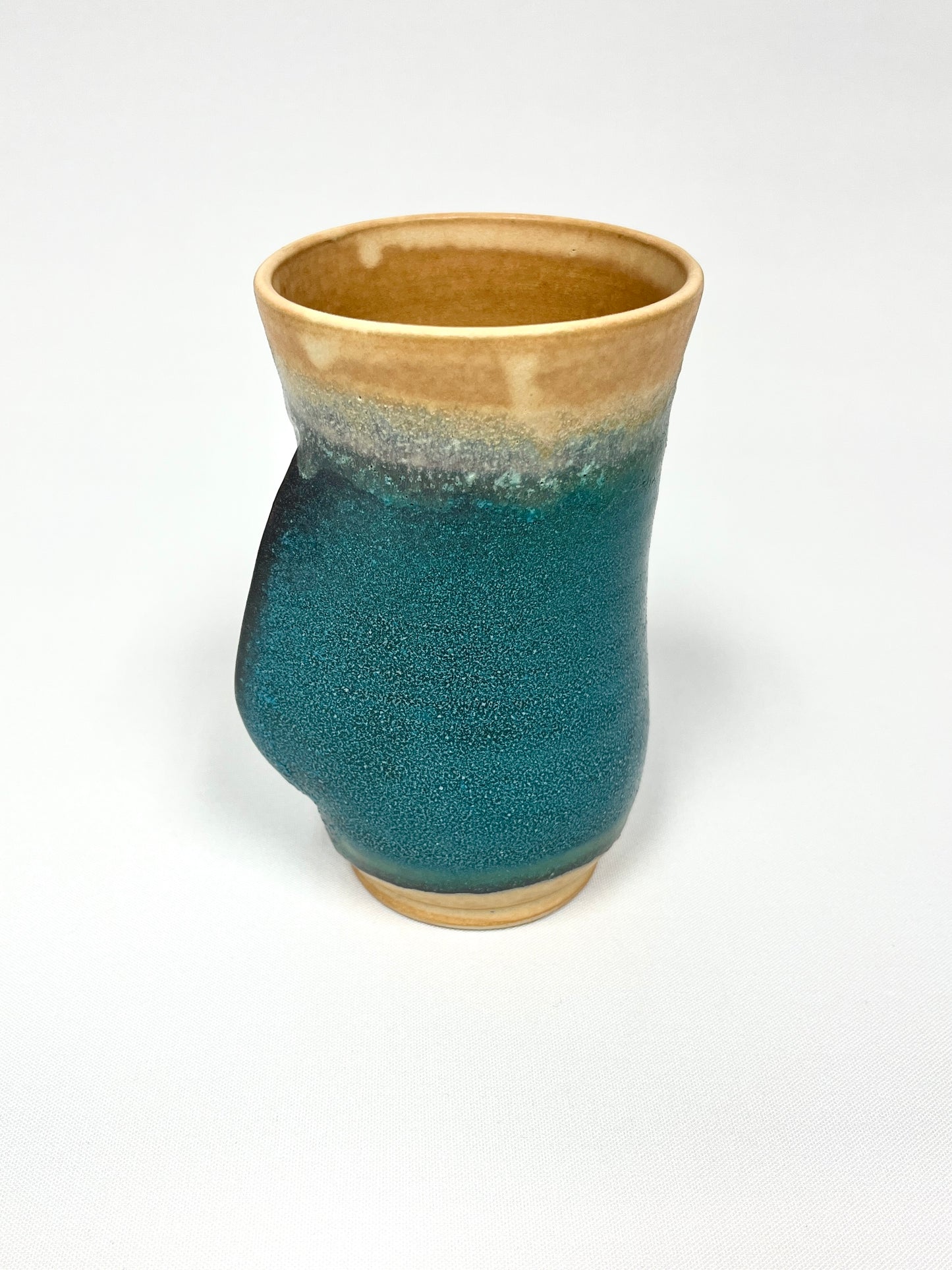 Turquoise Handwarmer Mug by Britta Spiring