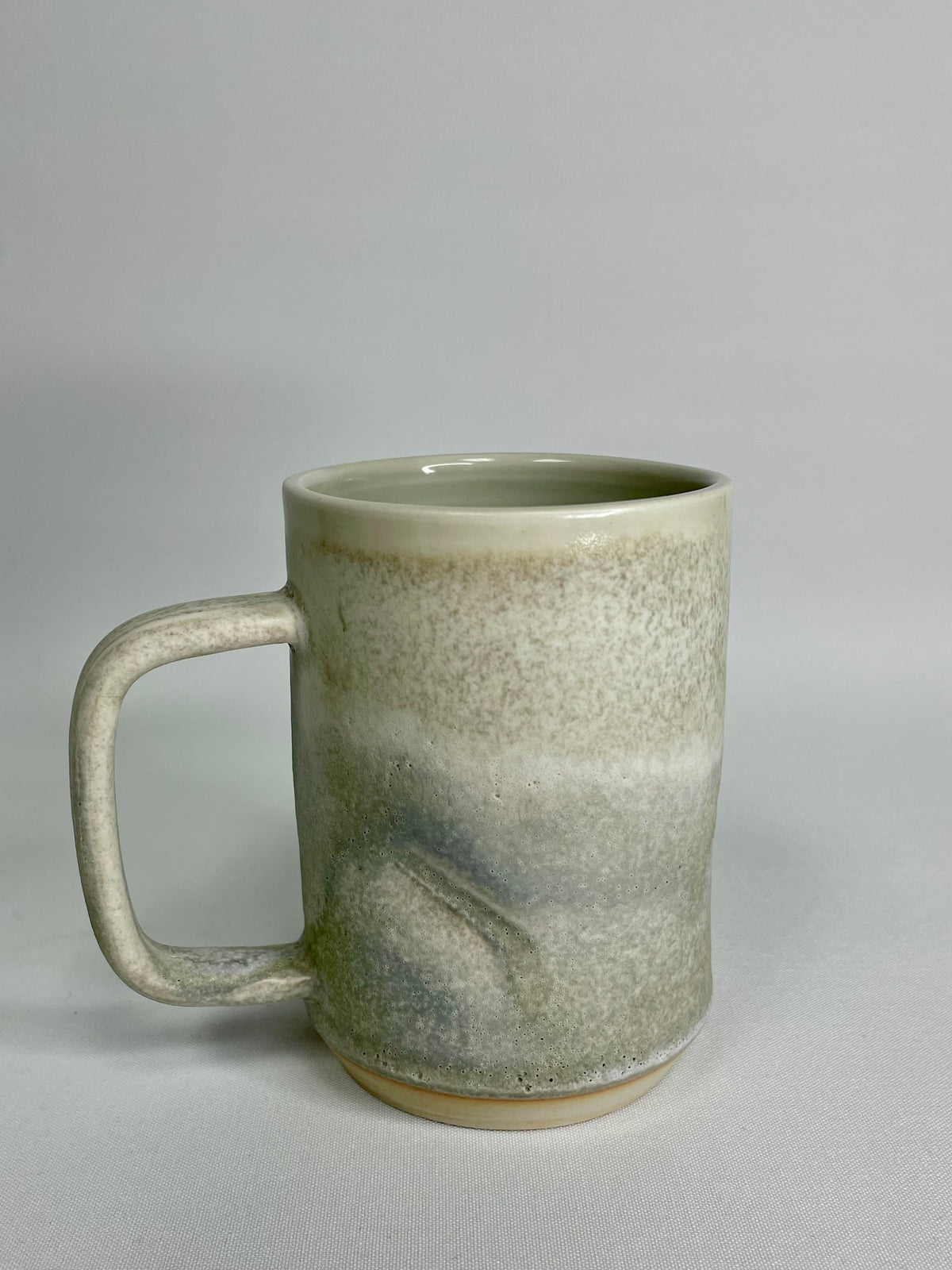 Mixed Blue/grey Slash Tall Mug by Lynne Mulvihill