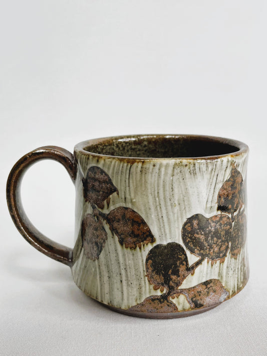 14 oz Leaf Mug By Shona Helstrom