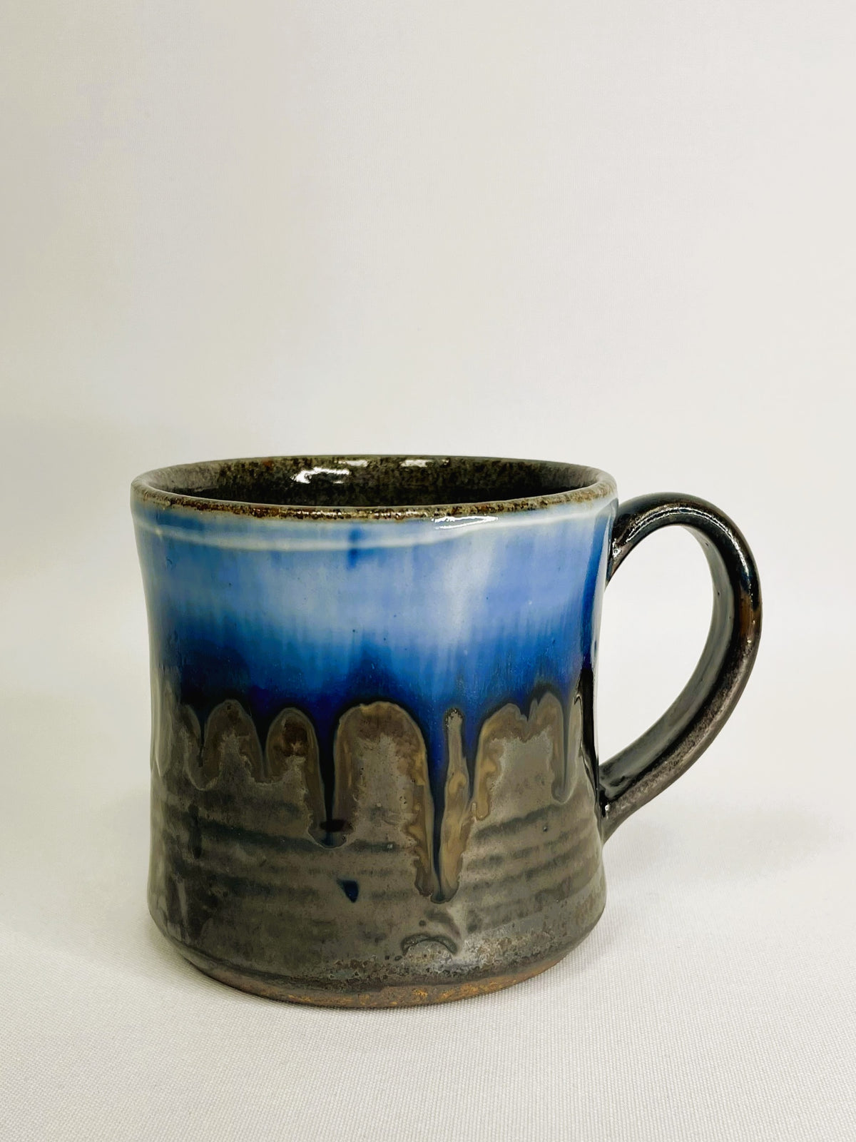12 oz Black and Blue Mug By Shona Helstrom