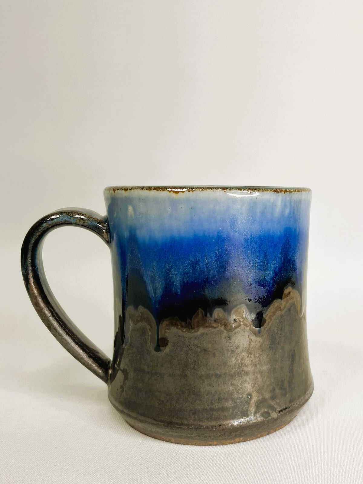 16 oz Black and Blue Mug By Shona Helstrom