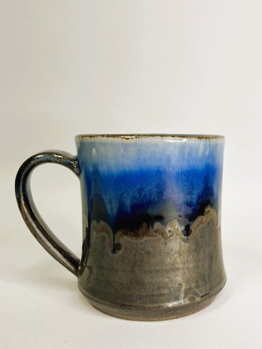 16 oz Black and Blue Mug By Shona Helstrom