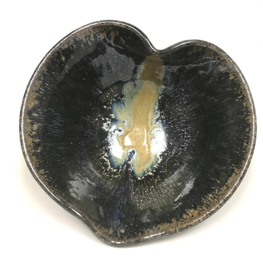 Drippy Heart Bowl by Jennifer Johnson