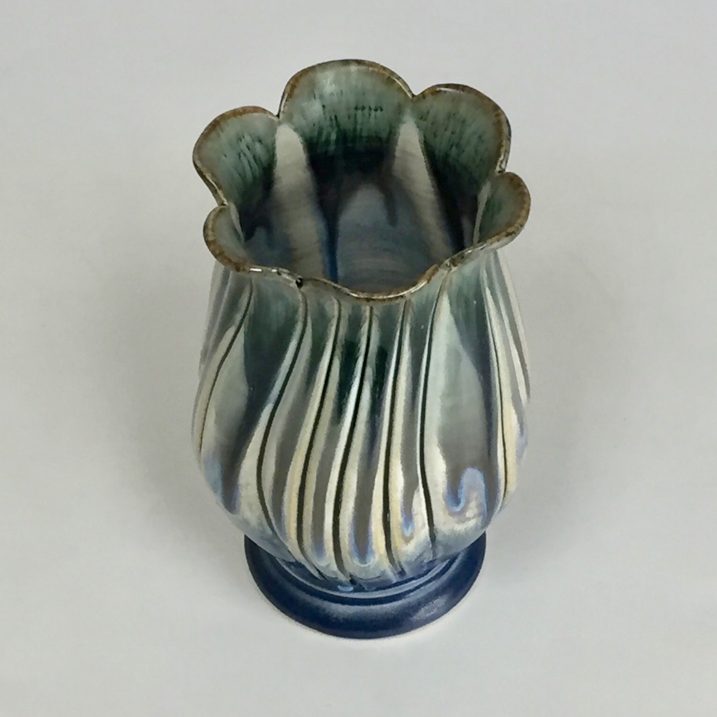 Blue Flower Vase, by Kathryne Koop