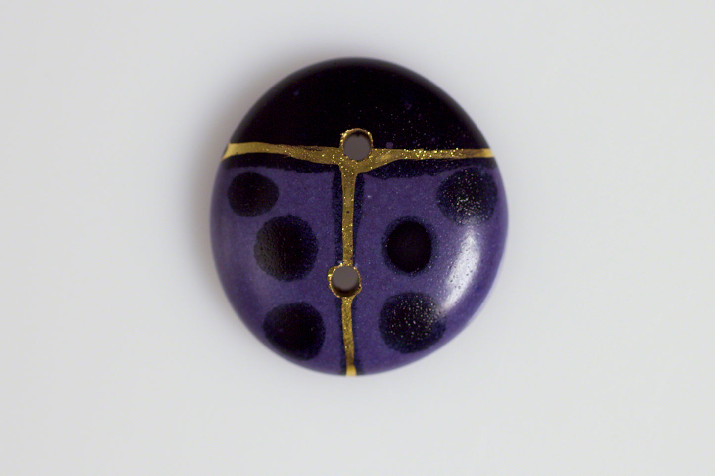 Glaze Cabochon Button 13 by Kevin Stafford