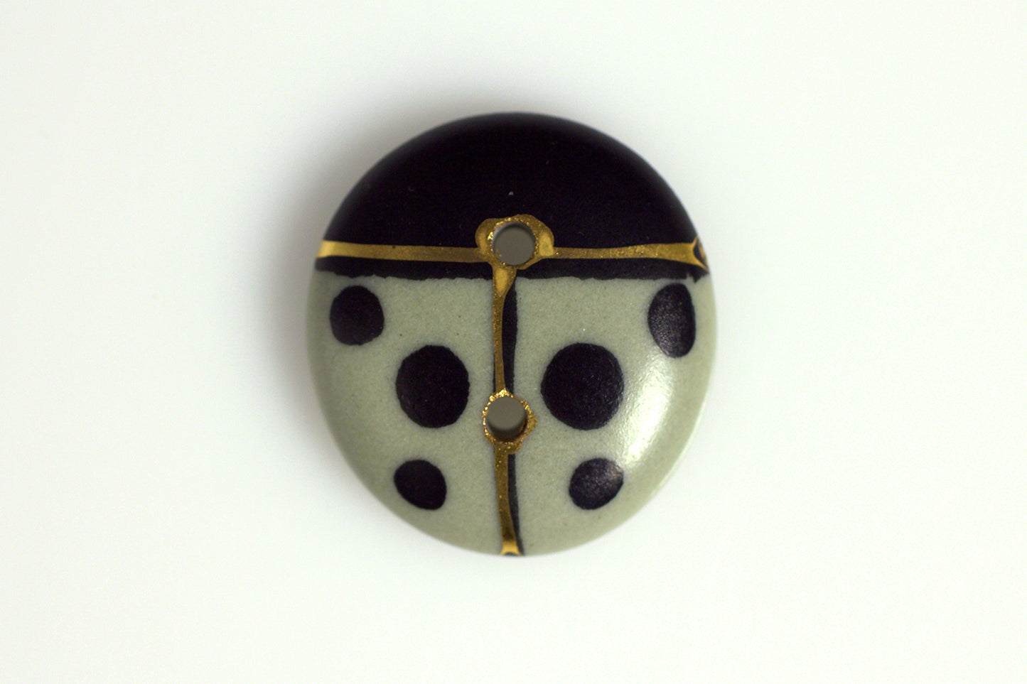 Glaze Cabochon Button 14 by Kevin Stafford