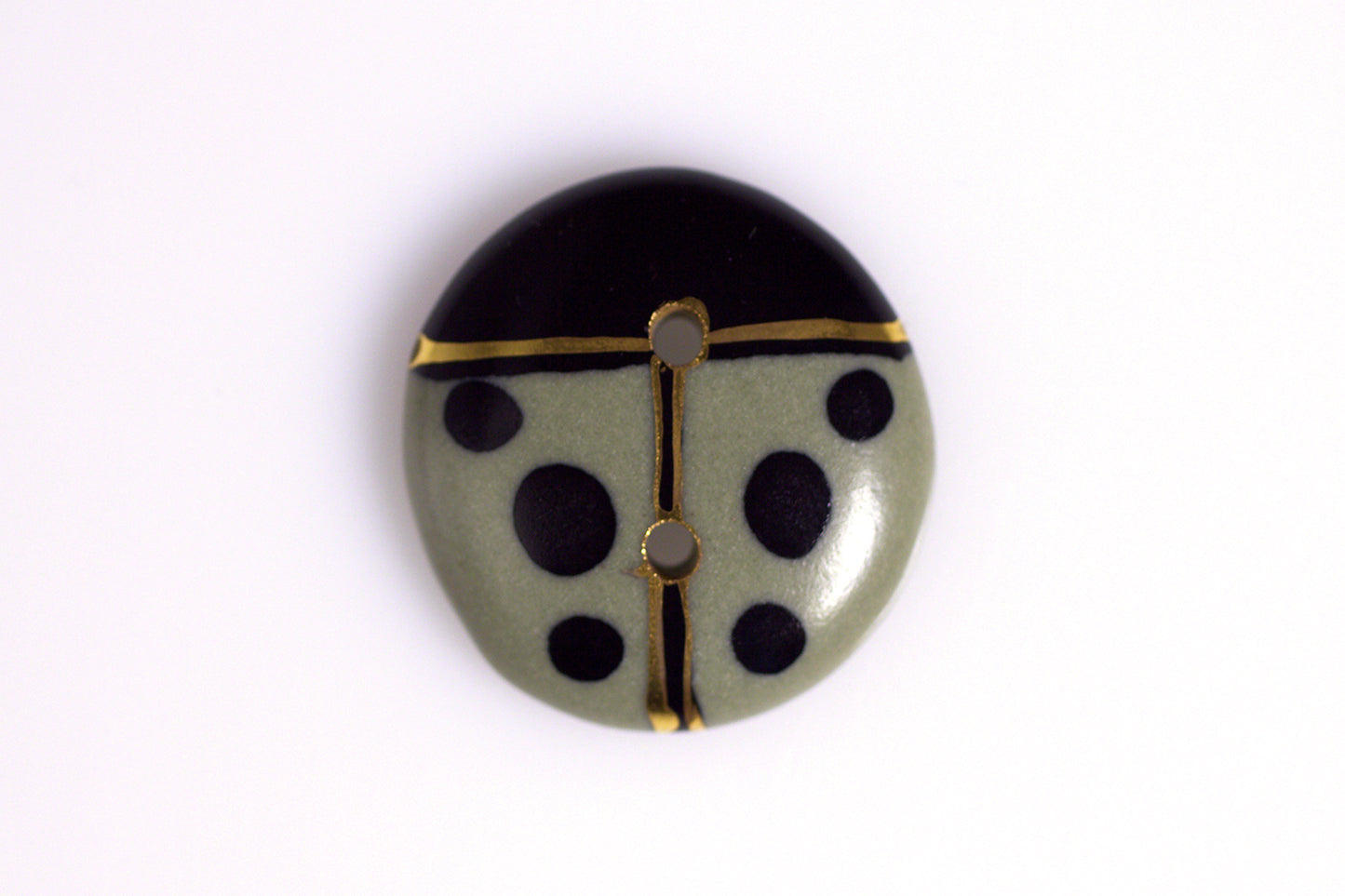 Glaze Cabochon Button 15 by Kevin Stafford