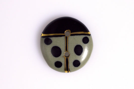 Glaze Cabochon Button 15 by Kevin Stafford