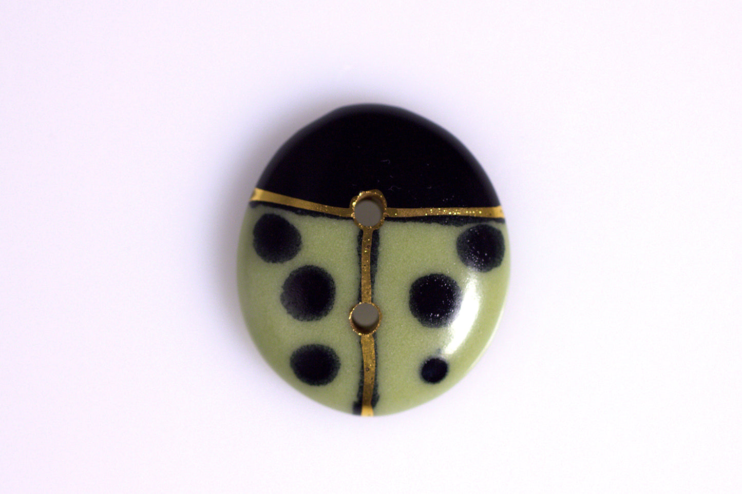 Glaze Cabochon Button 17 by Kevin Stafford