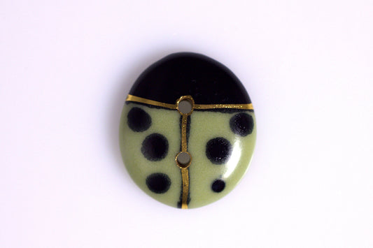 Glaze Cabochon Button 17 by Kevin Stafford