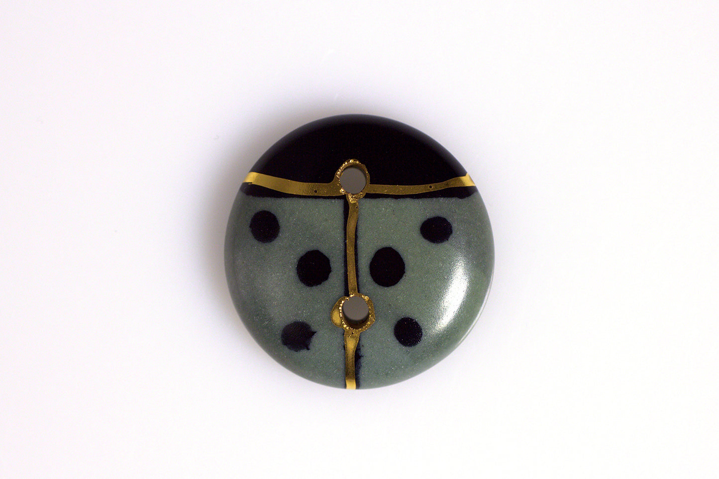 Glaze Cabochon Button 22 by Kevin Stafford