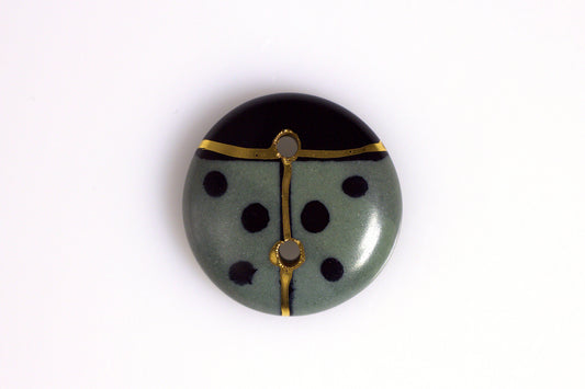 Glaze Cabochon Button 22 by Kevin Stafford