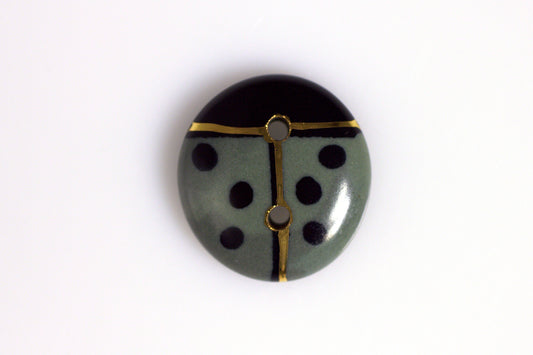 Glaze Cabochon Button 23 by Kevin Stafford