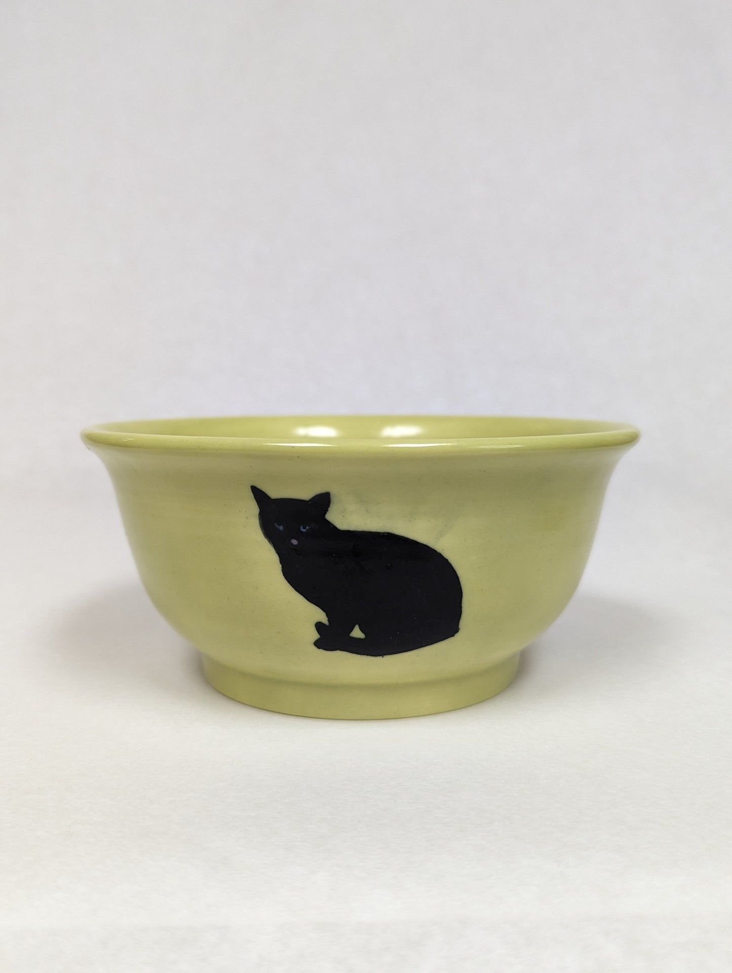 Green Cat Bowl by Kevin Stafford