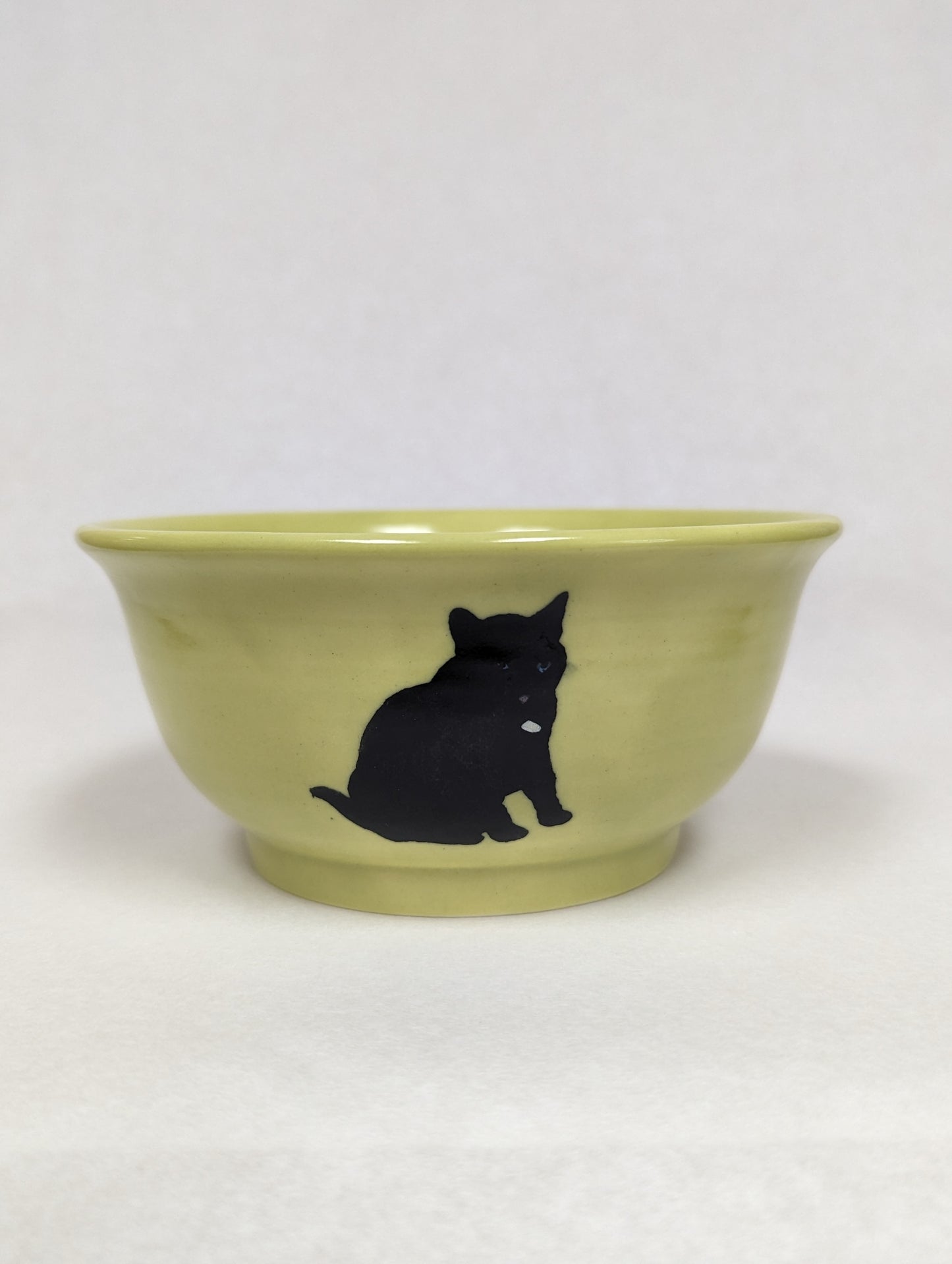 Green Cat Bowl by Kevin Stafford
