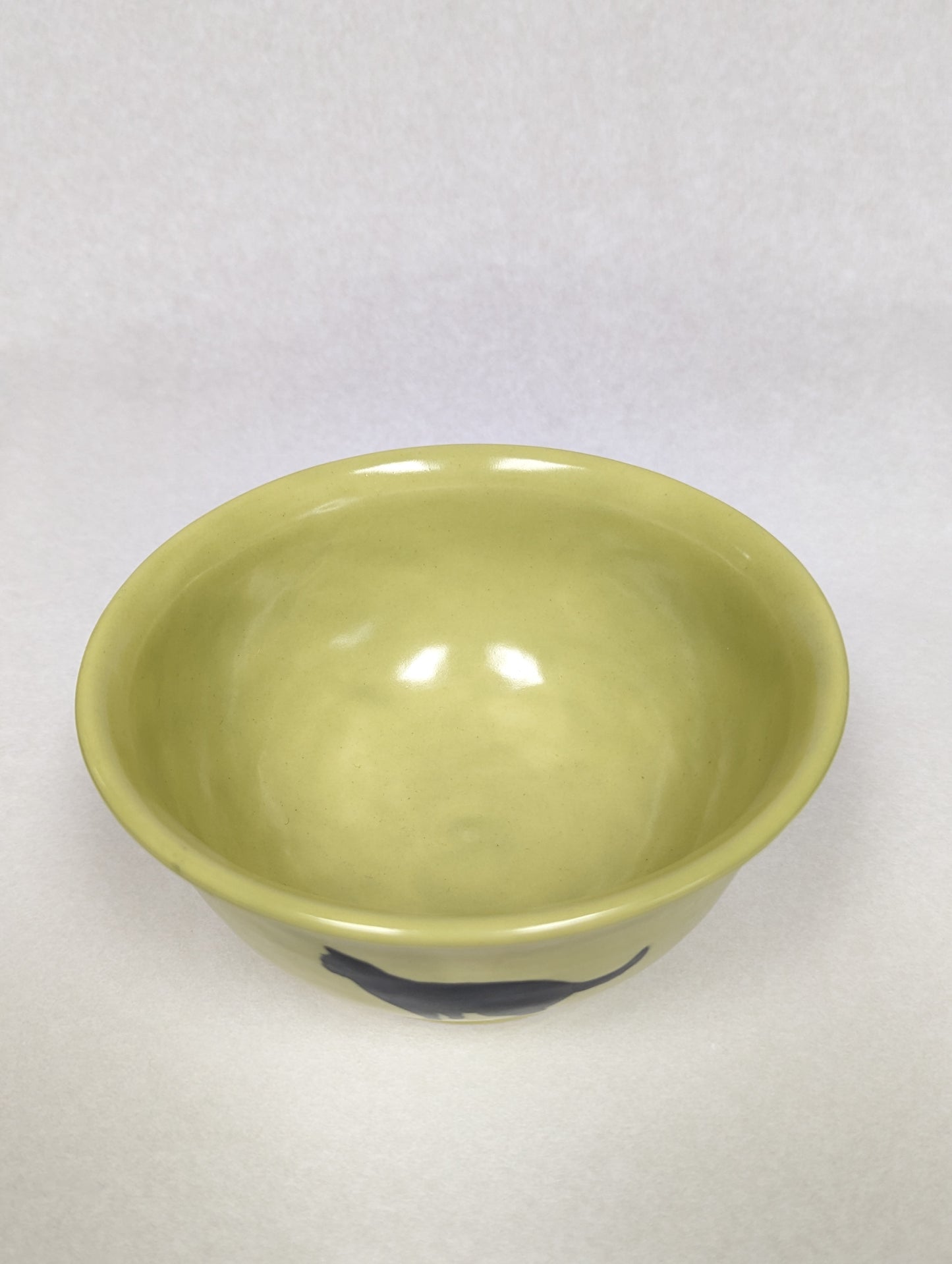 Green Cat Bowl by Kevin Stafford