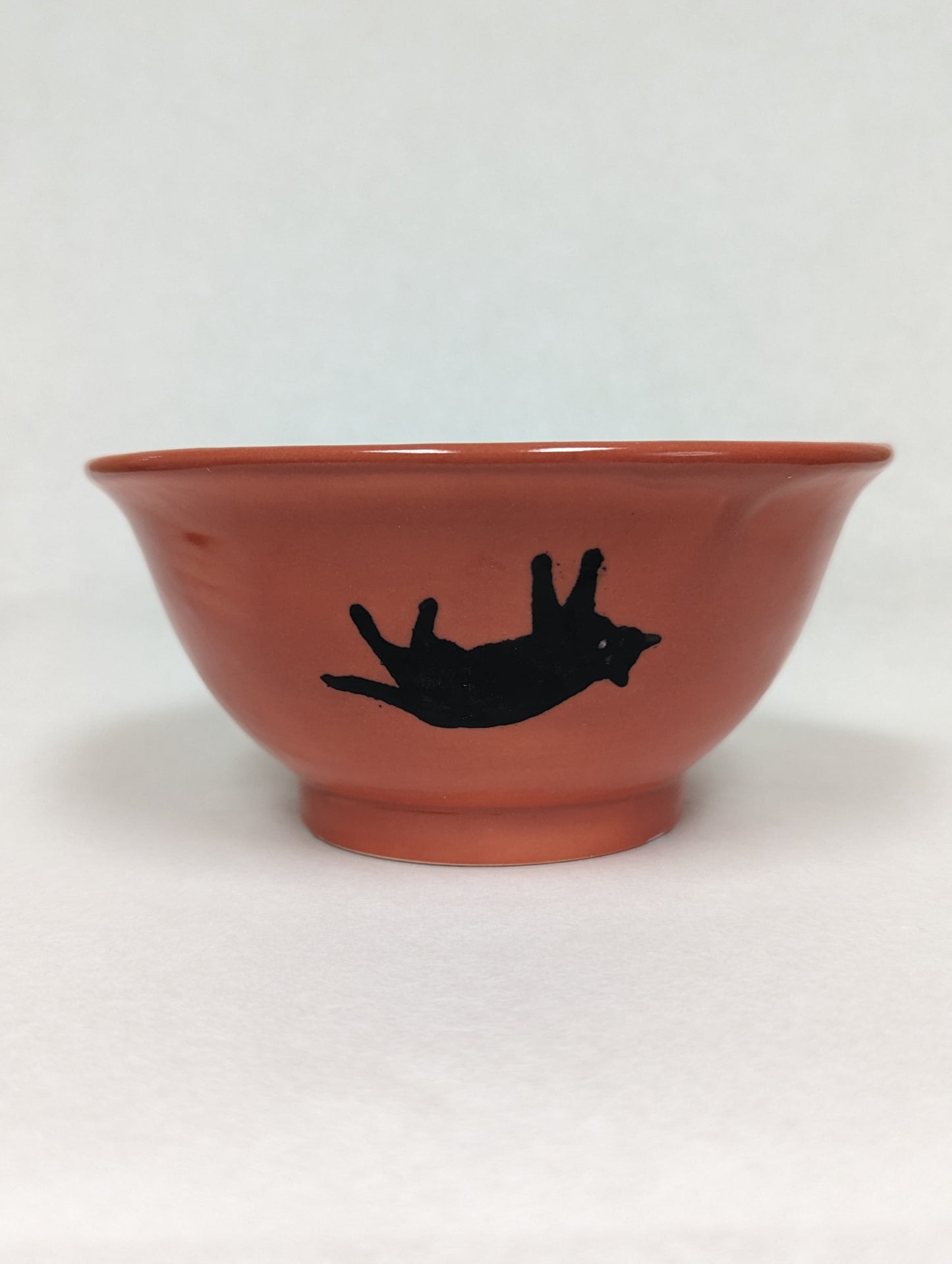 Orange Cat Bowl by Kevin Stafford